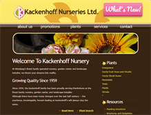 Tablet Screenshot of kackenhoff.com